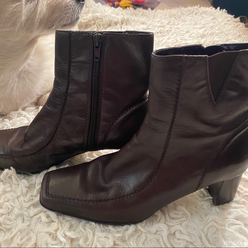 Nine West leather ankle boots